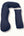 MamaToBe® Zwangerschapskussen 3-in-1 met voedingsfunctie - biologisch katoen - navy