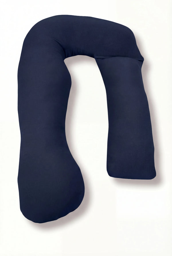 MamaToBe® Zwangerschapskussen 3-in-1 met voedingsfunctie - biologisch katoen - navy