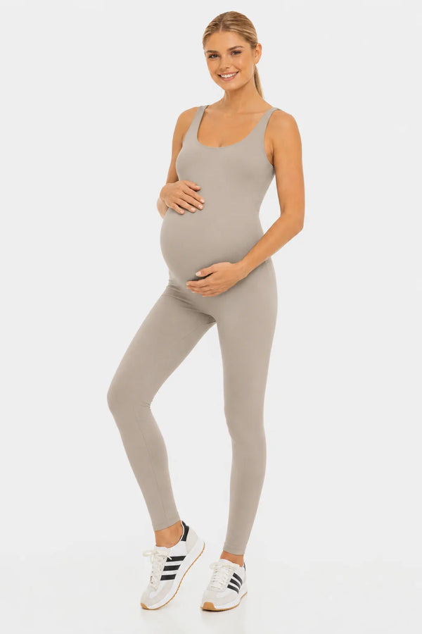 Shaping zwangerschapsbodysuit - licht taupe - squatproof