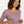 Katoenen ribtricot zwangerschaps- en voedingsjurk - mauve