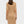 Katoenen ribtricot zwangerschaps- en voedingsjurk - sand