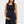 Elegante zwangerschapsjurk met geplooide band - donkerblauw