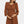 Elegante zwangerschapsjurk met geplooide details - caramel