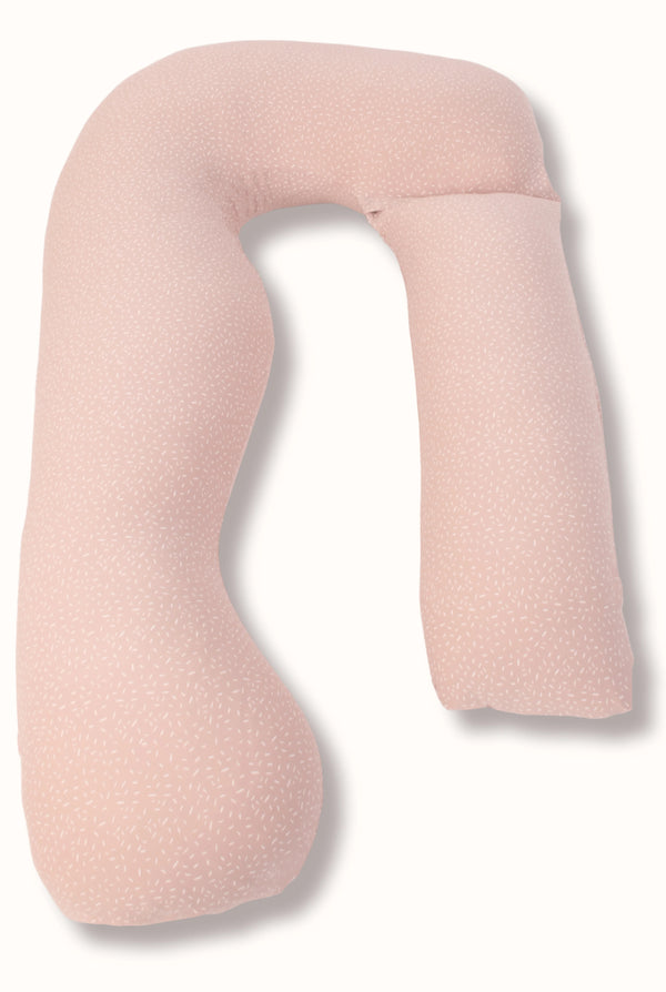 MamaToBe® Katoenen zwangerschapskussen 3-in-1 met voedingsfunctie - Confetti Sand