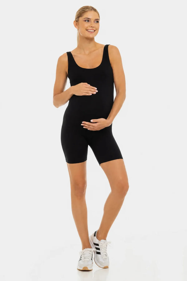Kort shaping zwangerschapsbodysuit | 100% squat-proof