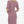 Katoenen ribtricot zwangerschaps- en voedingsjurk - mauve