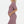 Katoenen ribtricot zwangerschaps- en voedingsjurk - mauve