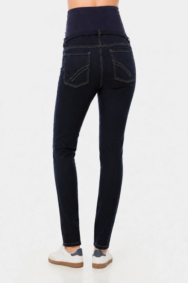 navy_maternity_jeans_dark_navy_back_view