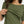 Katoenen ribtricot zwangerschaps- en voedingsjurk - khaki