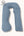 MamaToBe® Zwangerschapskussen 3-in-1 met voedingsfunctie - biologisch katoen - blauw