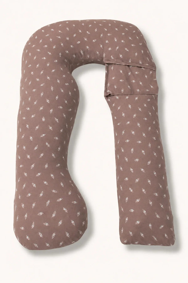 MamaToBe® Katoenen zwangerschapskussen 3-in-1 met voedingsfunctie - Feathers