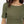 Katoenen ribtricot zwangerschaps- en voedingsjurk - khaki