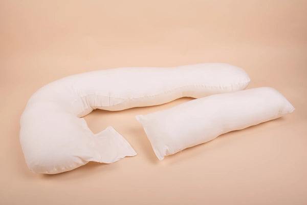 MamaToBe® Zwangerschapskussen 3-in-1 met voedingsfunctie van biologisch katoen – ecru