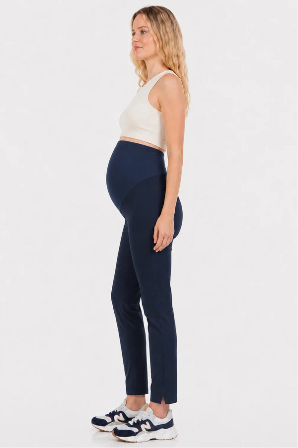 Elastische zwangerschapsbroek - navy