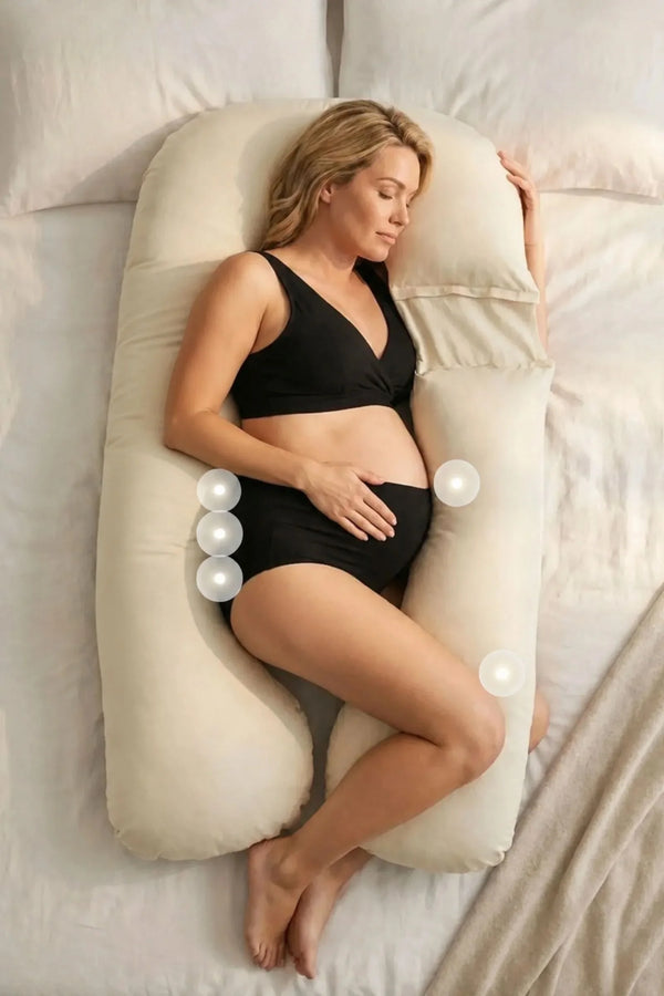 u_shaped_ecru_maternity_pillow-pregnant-woman