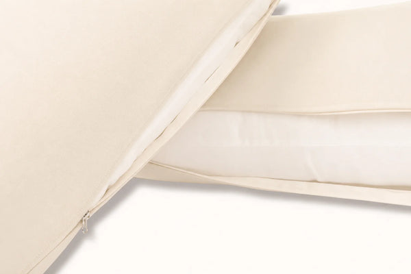 MamaToBe® Katoenen zwangerschapskussen 3-in-1 met voedingsfunctie - ecru