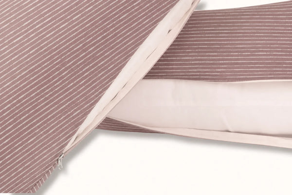 MamaToBe® Zwangerschapskussen 3-in-1 met voedingsfunctie - Poederroze Gestreept