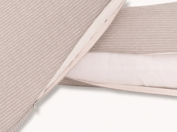 MamaToBe® Zwangerschapskussen 3-in-1 met voedingsfunctie - Beige Gestreept