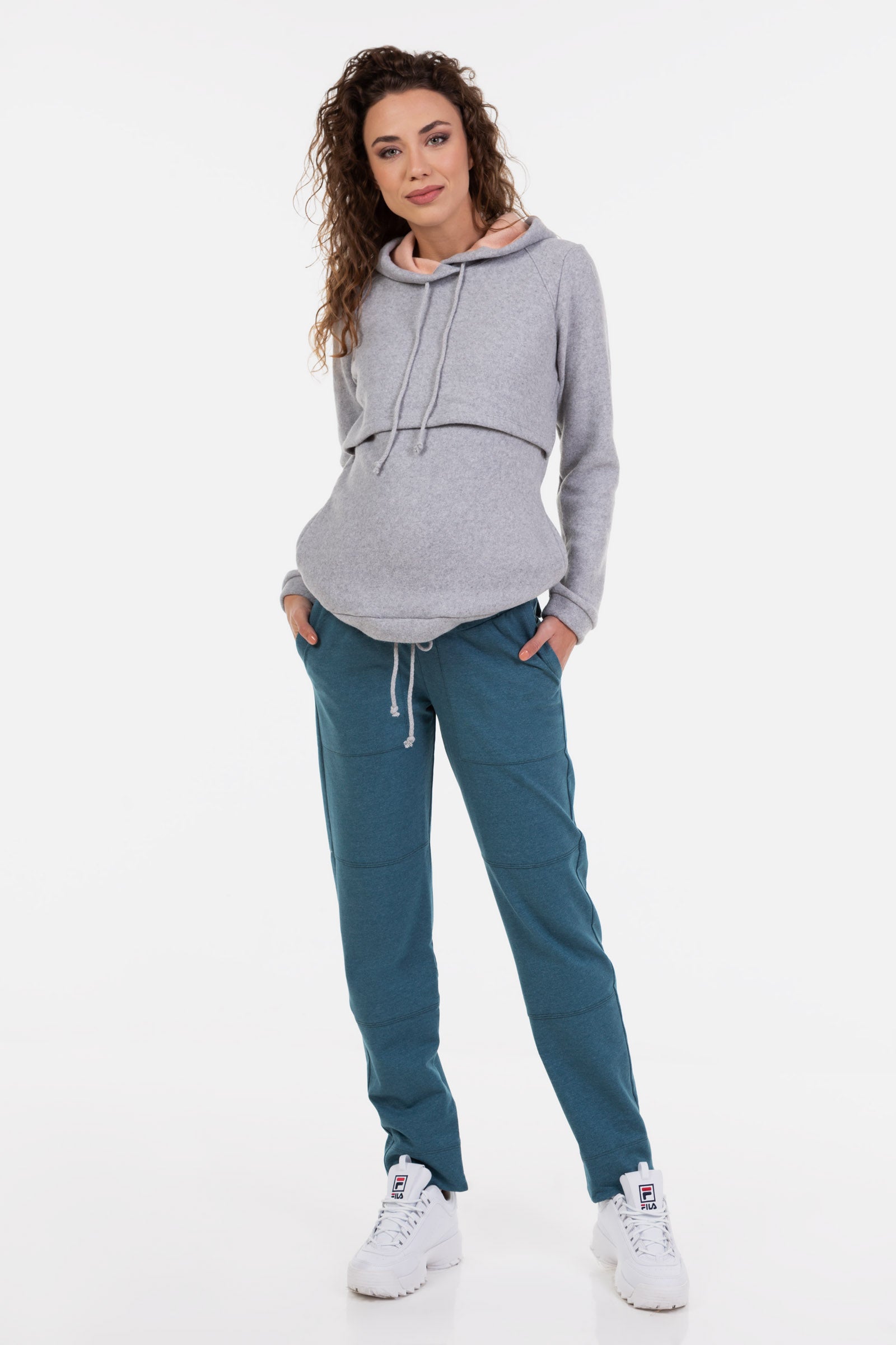 ENVIE DE FRAISE Ruime Zwangerschapsbroek ENVIE DE FRAISE Van Lichte Stof Met Linnen ENVIE DE FRAISE Ruime Zwangerschapsbroek ENVIE DE FRAISE Van Lichte Stof Met Linnen