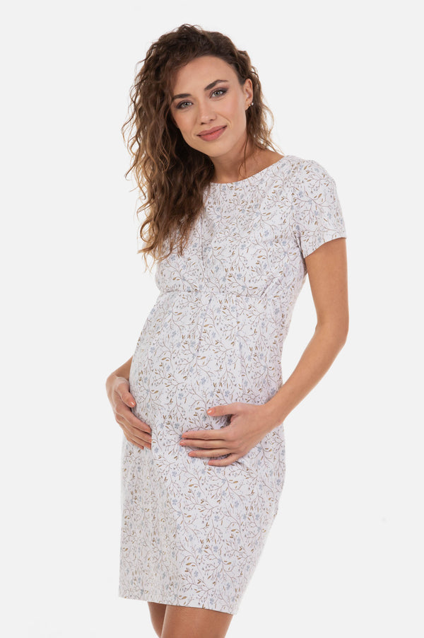 Zwangerschaps- en voedingsnachthemd